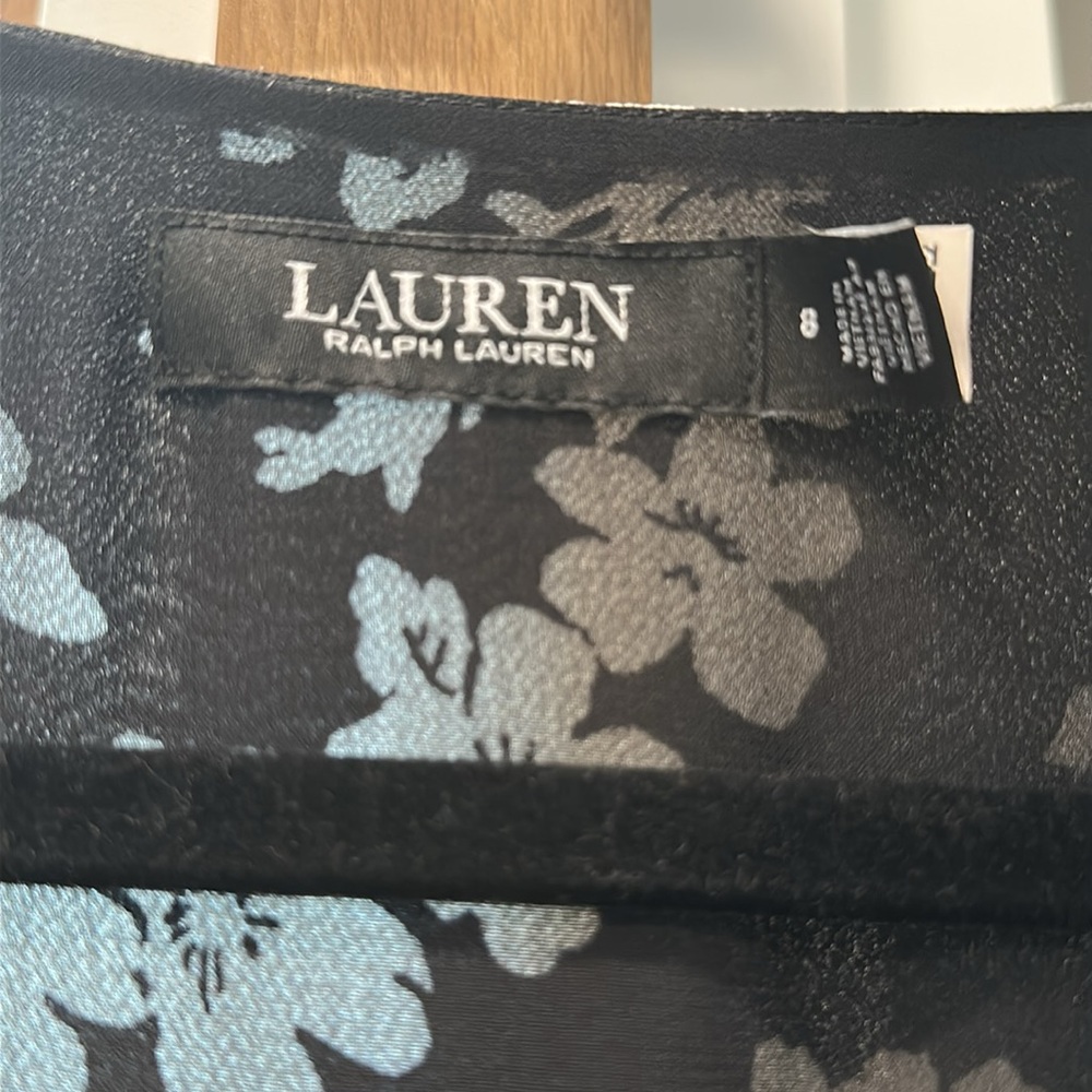 Lauren Ralph Lauren Floral Belted Midi Dress - size 8. - Picture 7 of 16